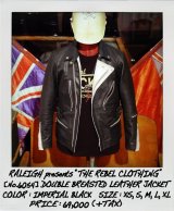 画像: RALEIGH / “IMPERIAL ROCKERS” DOUBLE BREASTED LEATHER JACKET