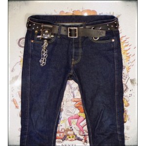 画像: RALEIGH /“Changing Style & Breakthrough” 2/1ROW STUDDED GARRISON BELT