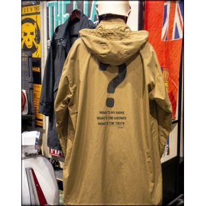 画像:  RALEIGH /“What’s My Name? What’s The Answer? What’s The Truth?” WATER RESISTANT COAT