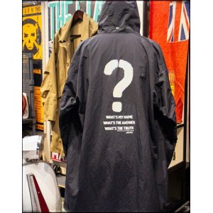 画像:  RALEIGH /“What’s My Name? What’s The Answer? What’s The Truth?” WATER RESISTANT COAT