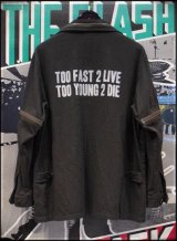 画像:  RALEIGH /  “TOO FAST 2 LIVE TOO YOUNG 2 DIE” M-65 ANTIHERO JACKET (Endless Vacation Ver.)