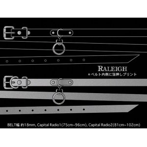 画像: RALEIGH /  “HANGING DOWN” LEATHER NARROW BELT (SPACE COWBOY MODEL)