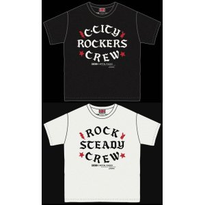 画像: RALEIGH/ Iron-On Letters “CLA5H CITY ROCKERS CREW” vs “ROCK STEADY CREW” T-SHIRTS (Loose Fit)