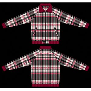 画像: RALEIGH/  “The JUBILEE CROWN (Britpop Is Dead)” TARTAN CHECK TRACK JACKET