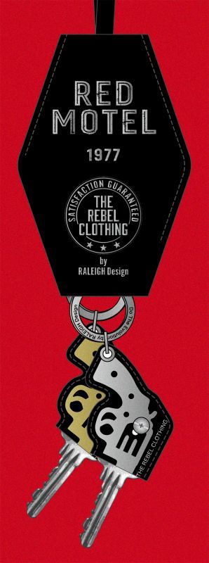 画像: RALEIGH / RED MOTEL KEY TAG “Room No.1977” LEATHER NECKSTRAP (with PISTOL KEY COVER)