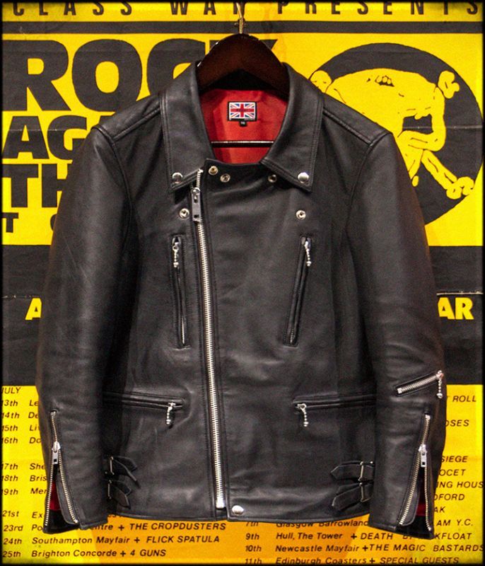 画像: RALEIGH/  RALEIGH  “龍動黒騎” BLANK LEATHER JACKET (LDN1977)