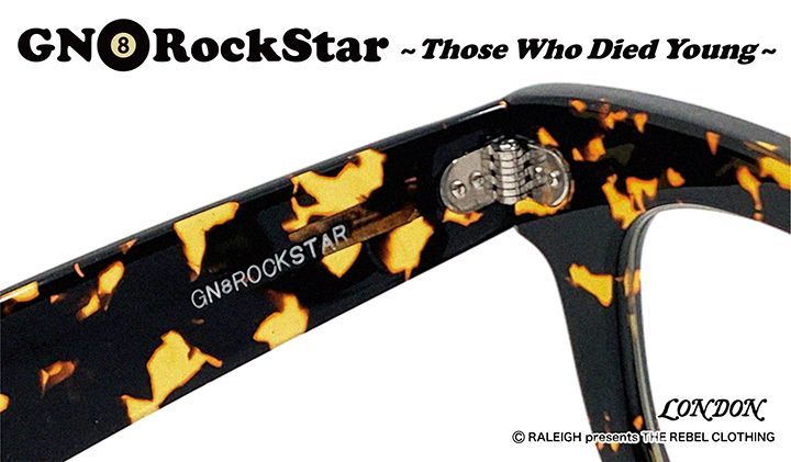 画像: RALEIGH/ starring  : GN8 ROCKSTAR “THOSE WHO DIED YOUNG” EYE GLASSES