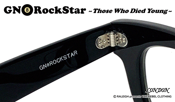 画像: RALEIGH/ starring  : GN8 ROCKSTAR “THOSE WHO DIED YOUNG” EYE GLASSES