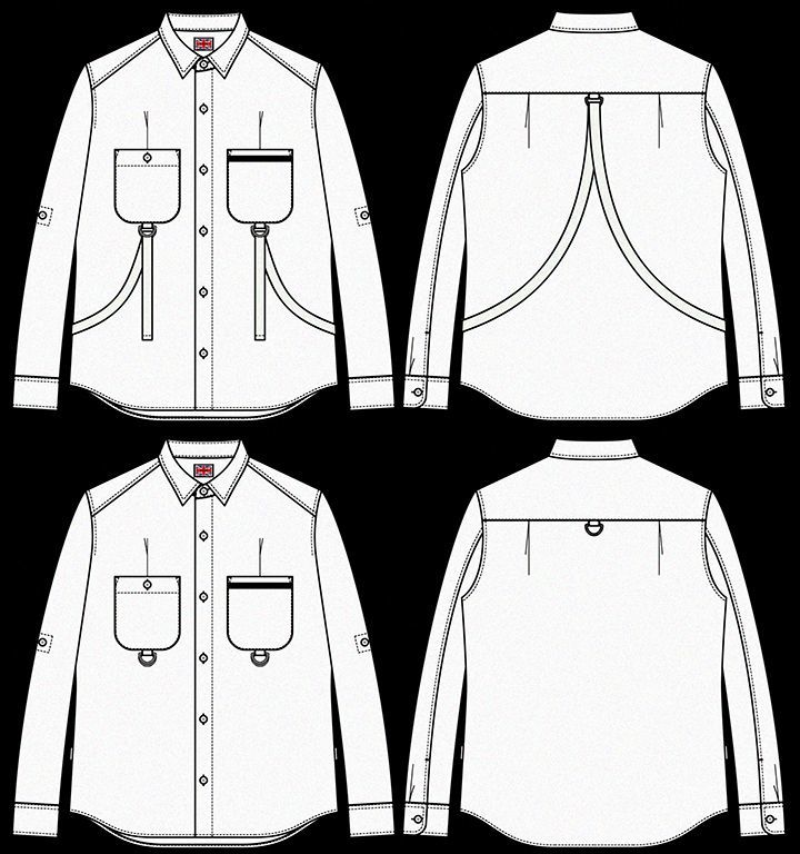 画像: RALEIGH/ “ROMANTICISM” DRESS CODE OR HARNESS UP SHIRTS