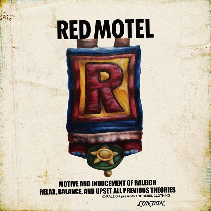 画像: RALEIGH/ Symbolic of REDMOTEL ”ア〜ルの紋章” Red Motel 20th Anniversary T-SHIRTS (2021 Ver.)