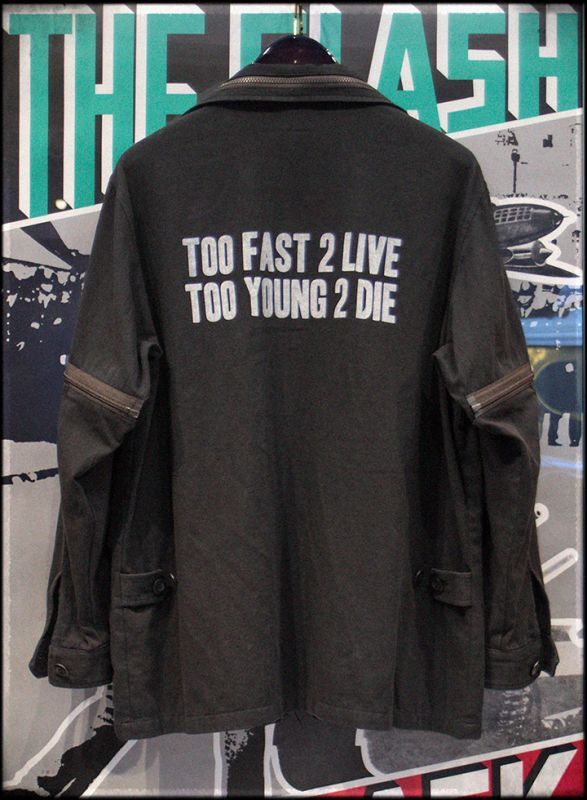 画像1:  RALEIGH /  “TOO FAST 2 LIVE TOO YOUNG 2 DIE” M-65 ANTIHERO JACKET (Endless Vacation Ver.)