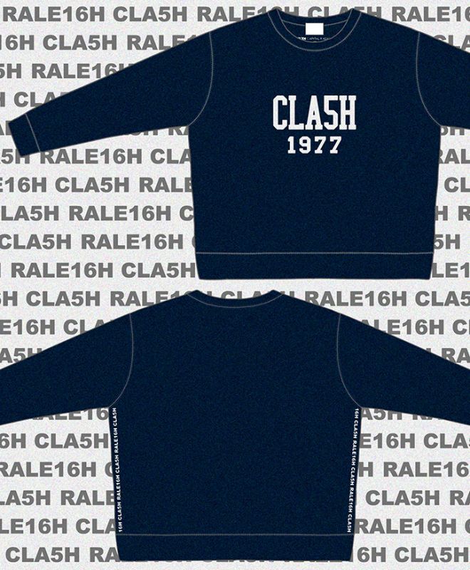 画像: RALEIGH/RALE16H UNIVERSITY “CLA5H 1977” C/N VINTAGE SWEAT (Loose Fit)