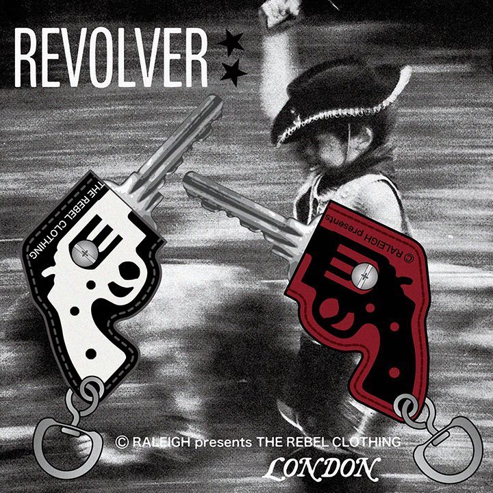画像: RALEIGH/“Hiding The Revolver (Reworked) LEATHER ZIP WALLET” & “Hanging The Revolver (Reworked) PISTOL KEY COVER” FAB4 SET