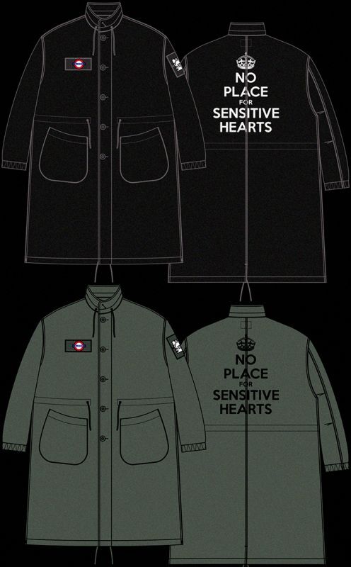 画像: RALEIGH/“NO PLACE FOR SENSITIVE HEARTS (ヌーヴェルヴァーグ)” M-65 FIELD COAT + VELCRO MORALE PATCH SET (The Shyness & BLURRED)