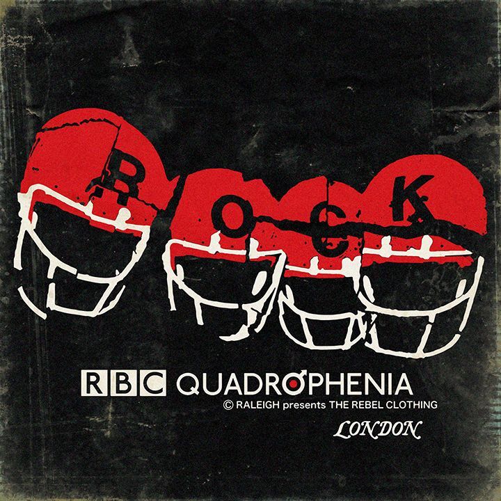 画像: RALEIGH/  ”R.B.C QUADROPHENIA” 20th Anniversary T-SHIRTS (Loose Fit)