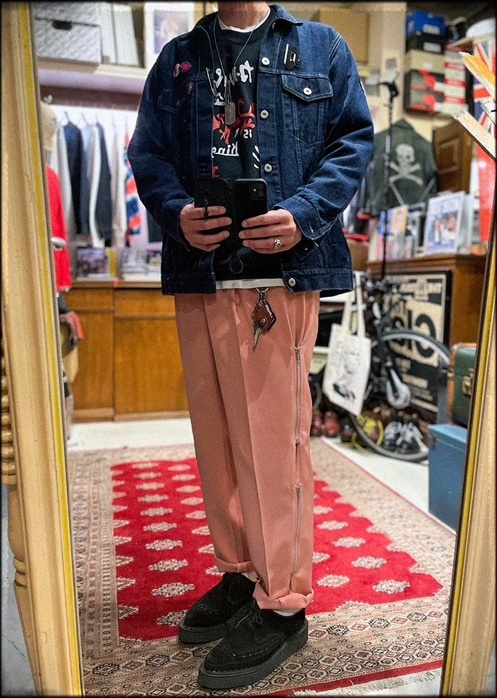 画像: RALEIGH / “SPACE RENDEZ-VOUS” TWO-TUCK TROUSERS (Wide Tapered)