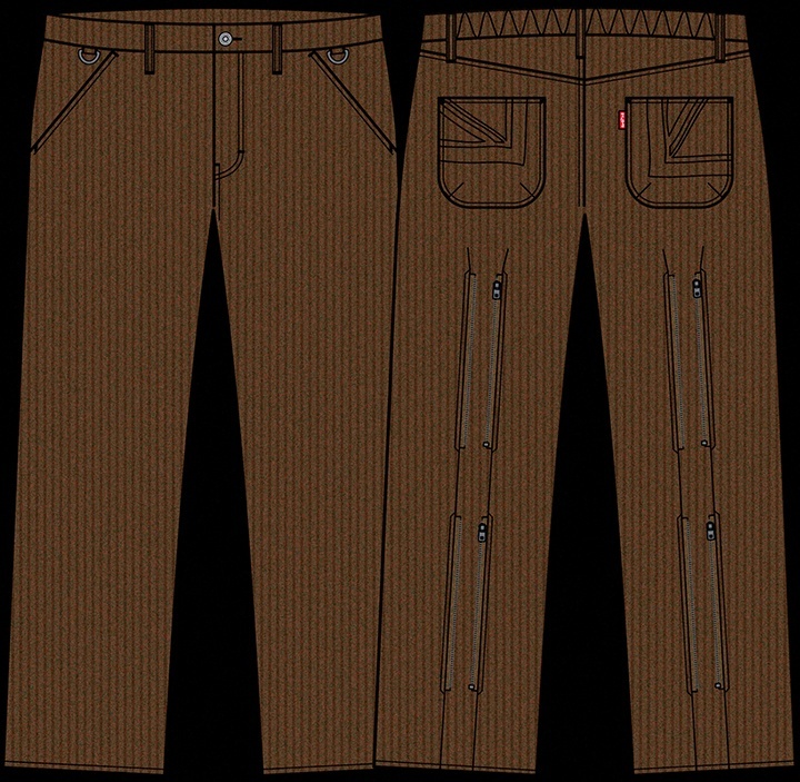 画像: RALEIGH /   “A.K.A. 毛沢東” CORDUROY BONDAGE TROUSERS (Wide Tapered)