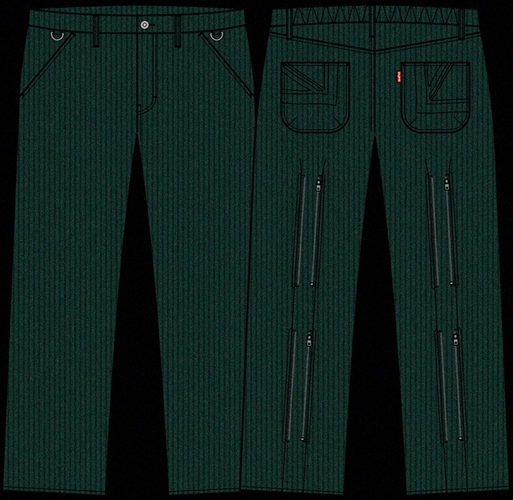 画像: RALEIGH /   “A.K.A. 毛沢東” CORDUROY BONDAGE TROUSERS (Wide Tapered)