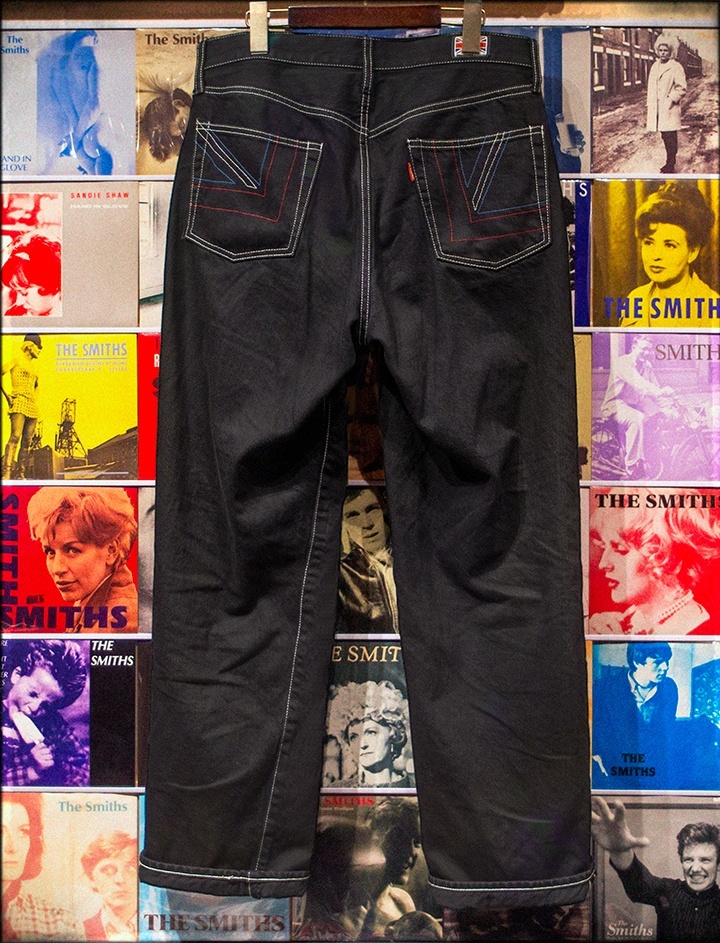 画像: RALEIGH / “All You Need Is Black (Past66 Model)” BLACK DENIM TROUSERS (Wide Tapered)